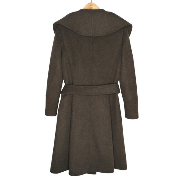 Cole Haan Brown Belted Coat - Picture 2 of 8